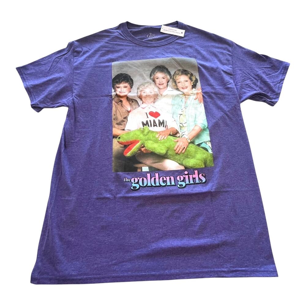 NEW GOLDEN GIRLS Graphic T SHIRT LG TEE Men's Women's I Heart Miami Cotton Blend